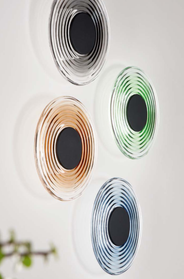 Applique LED in vetro alabastro-ambra-blu-fumè-verde 8W 800LM 3500°k MORSE Applique LED in vetro alabastro-ambra-blu-fumè-verde 8W 800LM 3500°k MORSE